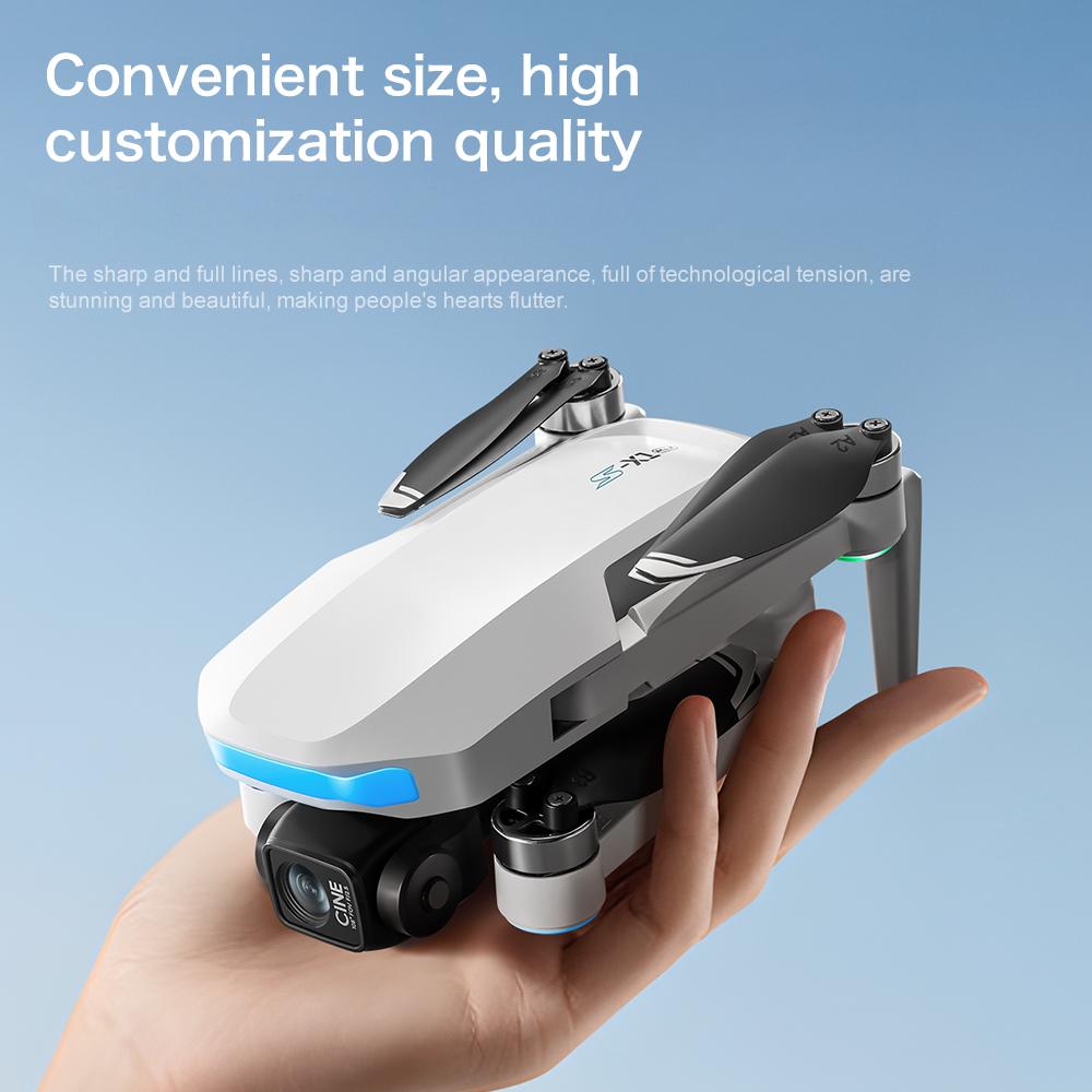 [Top-Tier Edition] Professional GPS Drone with 8K  Dual Cameras, 3-Axis Gimbal Stabilization, 2000m Control Range, 100m Flight Altitude, Large Screen Remote, Auto Low Power Return, 2 Batteries