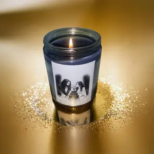 Thebridecandle Black Wedding Cake Candle Decor Fragrance Scented Aroma with Frankincense Myrrh Bible Scripture 2 Corinthians 11 2