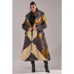 NOTRE DAME FAUX FUR COAT