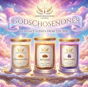GodsChosenOnes Fragrance Aroma Candles - Home Decor Light Sources for Room Ambience, Home Supplies