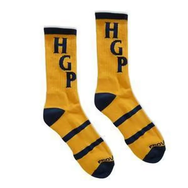 HGP Rugby Socks - Menswear Unisex Calf High 100% Cotton Extra Cushion Sole Machine Washable Retro Design for Men & Bowling