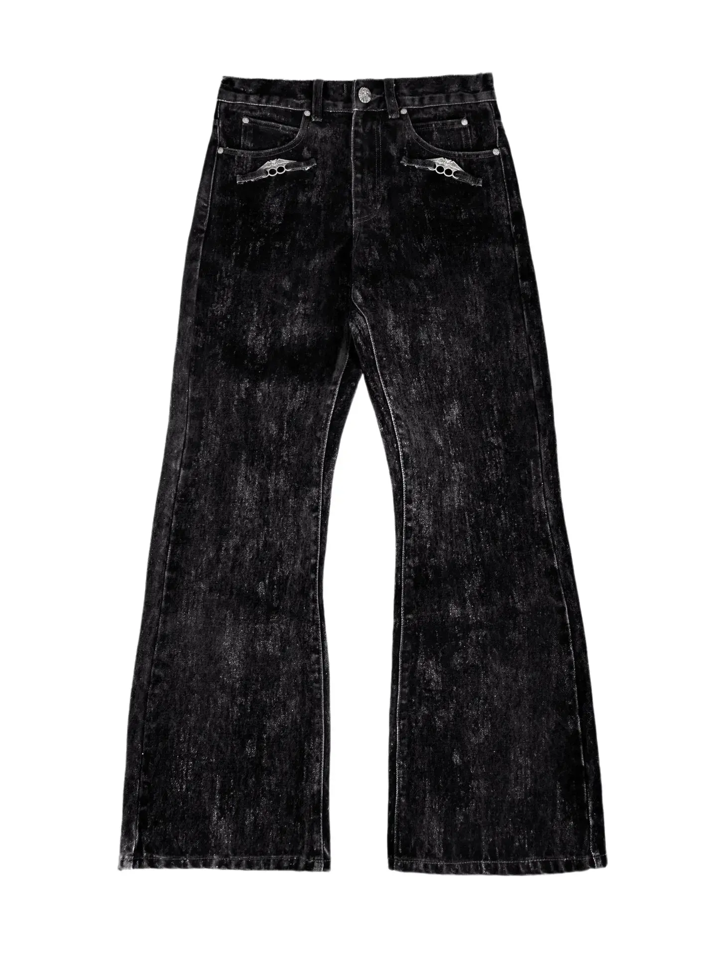 Men's Flared Velvet Trousers, Stylish Men's Bottoms for Casual Wear