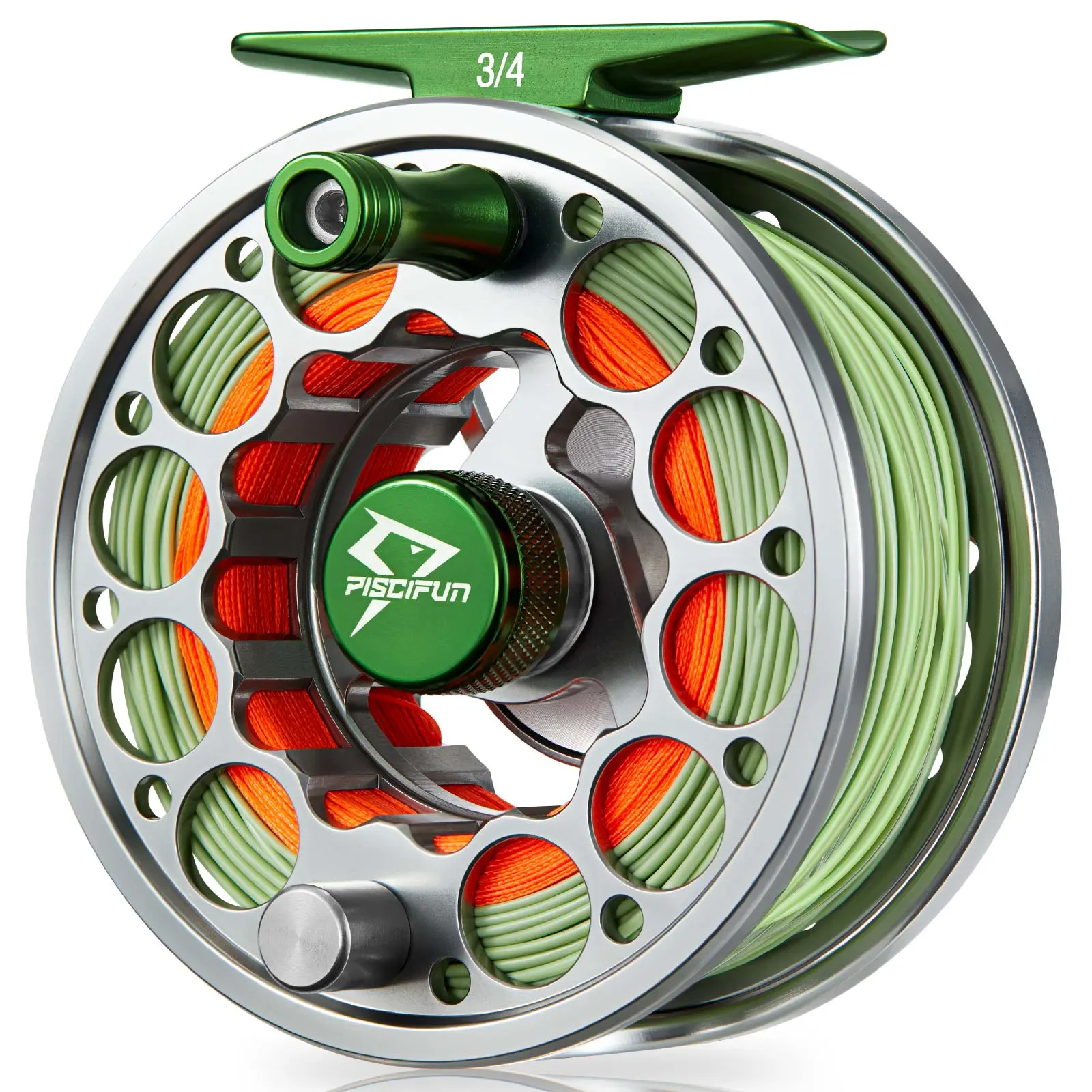 Piscifun Sword Fly Fishing Reel, CNC-Machined Aluminum Alloy Fly Reel Piscifun Sword Fly Fishing Reel, CNC-Machined Aluminum Alloy Fly Reel