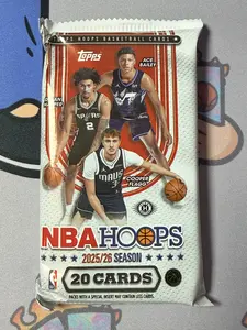1 (ONE) Pack 2025/26 Topps Hoops Basketball Jumbo