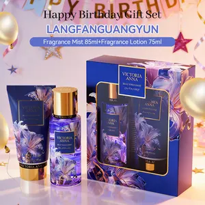 Body Spray and Body Lotion, Birthday Gifts, Suitable For Giving As Presents To Friends Or Family Members, Valentine's Day Gifts, Teacher's Day Gifts, Fruit And Floral Scented Perfumes, Travel-Sized Body Spray