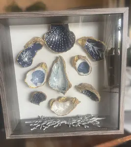 The Collector’s Tide: Gilded Shell Shadow Box