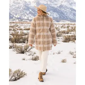 Mason Reversible Jacquard Jacket: Lt. Khaki Plaid - FINAL SALE