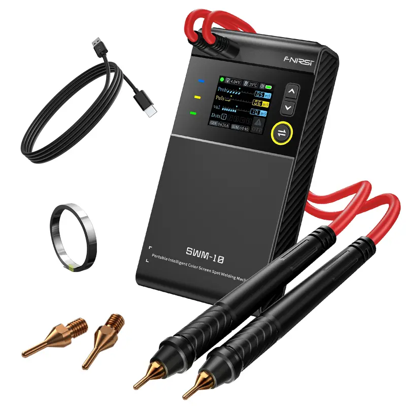 FNIRSI HS02 100W 2-in-1 Soldering Iron & Heat Set Insert Kit – 3 Preset Temps (212-842°F), Fast 3-Second Heating, M2-M8 Brass Inserts, For 3D Printing & Electronics Repair