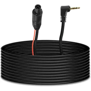 Dash Cam Rear Camera 23 Ft 4 Pin to 2.5mm Male Plug Wire for Mirror Camera Rear View, Recorder, Reverse Camera Backup, Long Replacement Cord