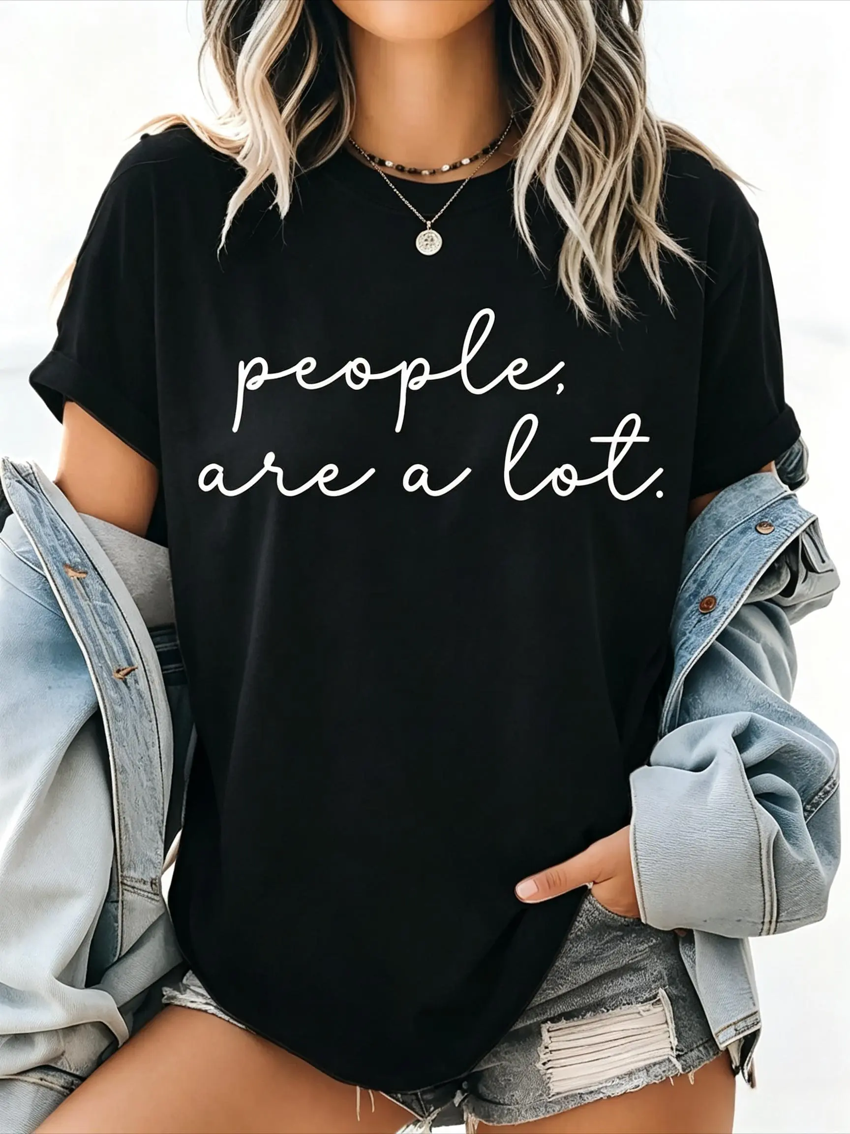 People, Are a Lot. ~ Unisex Short Sleeve T-Shirt