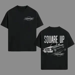 Retro SQUARE UP Squarebody Trucks T-Shirt Truck Lover Chevy Gang Tee Gift For Him Classic Casual Menswear Top, Made In USA.