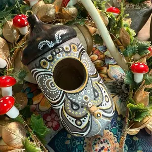 Moon Moth hummingbird house for hummingbirds and other small creatures hummingbird feeder