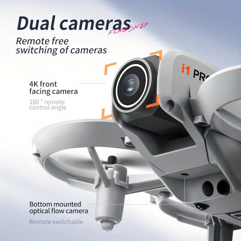 i1 PRO 480p Drone with Dual Cameras 180° Rotation Obstacle Avoidance Optical Flow Positioning 360° Roll Gyroscope One-Key Calibration Take-off Landing Functions
