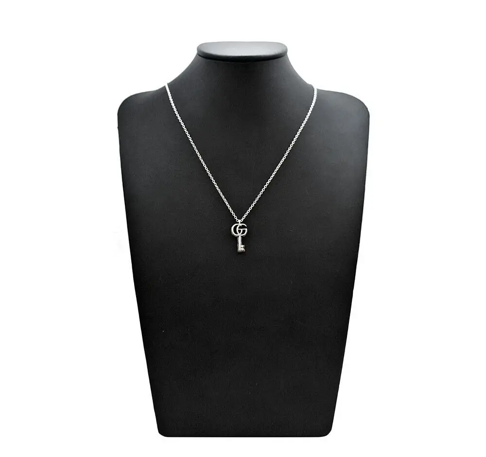 Pre-owned Preowned GG Marmont key pendant necklace