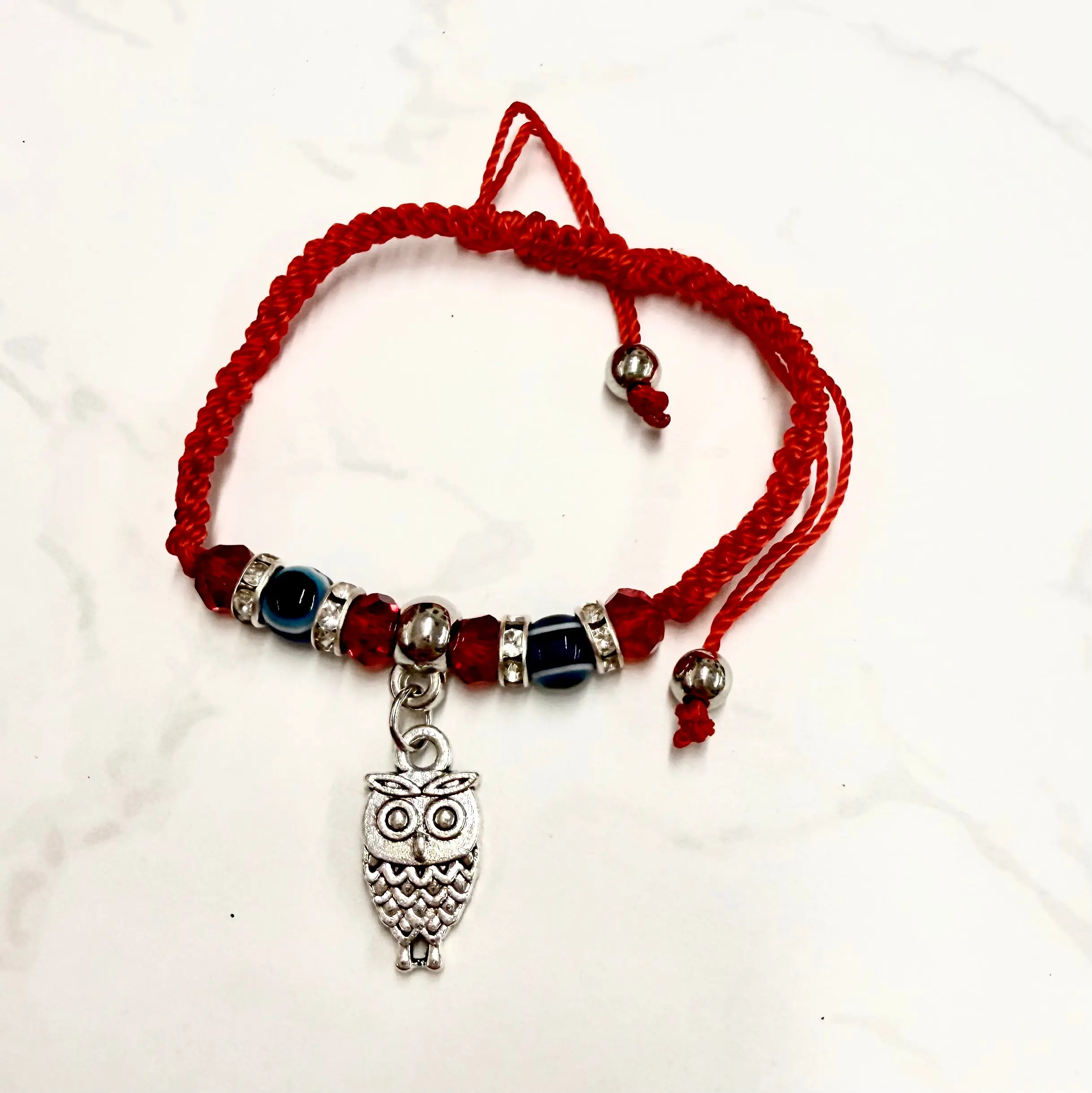 Red Owl Wisdom Bracelet ￼