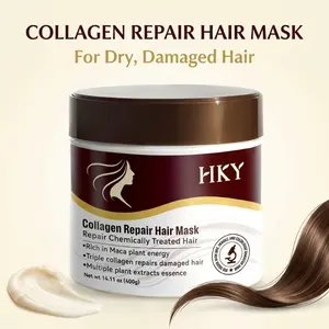400g Protein Hair Mask, Deep Conditioning Treatment with Keratin and Collagen for Dry and Damaged Hair