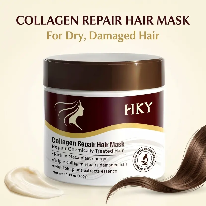 400g Protein Hair Mask, Deep Conditioning Treatment with Keratin and Collagen for Dry and Damaged Hair