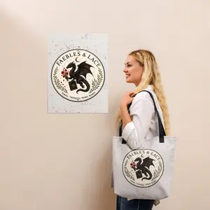 Faebles & Lace Brand Tote Bag