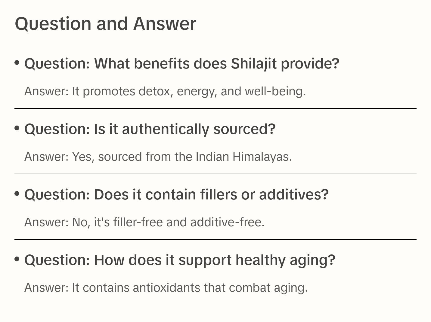 PURE HIMALAYAN SHILAJIT EXTRACT [SHILAJIT +]