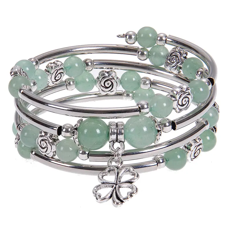 Green Beads Bracelet