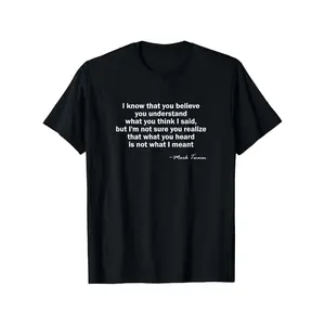 'S & 'S Short  Plus Size, Interesting Sayings, What I Heard Was Not the T-shirt Women's Fashion Printed T-shirt I Wanted to Plus-size Women's T-shirt, Size 0XL - 5XL, Pure, Round Neck, Express -180g Textile Weight 100% Super Soft Multifunctional Fashion C