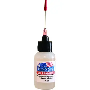 Clear Nonstaining Lubricating Oil for All Moving Parts of Your Sewing Machines
