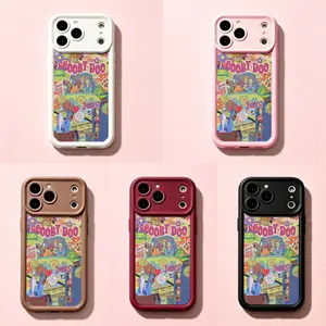 Sco0by-Doo Retro Cartoon Collage Phone Cover |Groovy Multicolor Print Shockproof Cover with Multi-Color Frames For iPhone 17 Pro Max 16 15 14 13 mini 12 mini 11 for Samsung S21 S22 S23 S24 S25 S26 Phone Case|Gift for Her