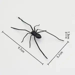 2-Piece Black & Brown Spider Fridge Magnets, Fun Spider Design Decorations, Removable Magnetic Decals for Refrigerator & Garage Door, Indoor/Outdoor Home Decor