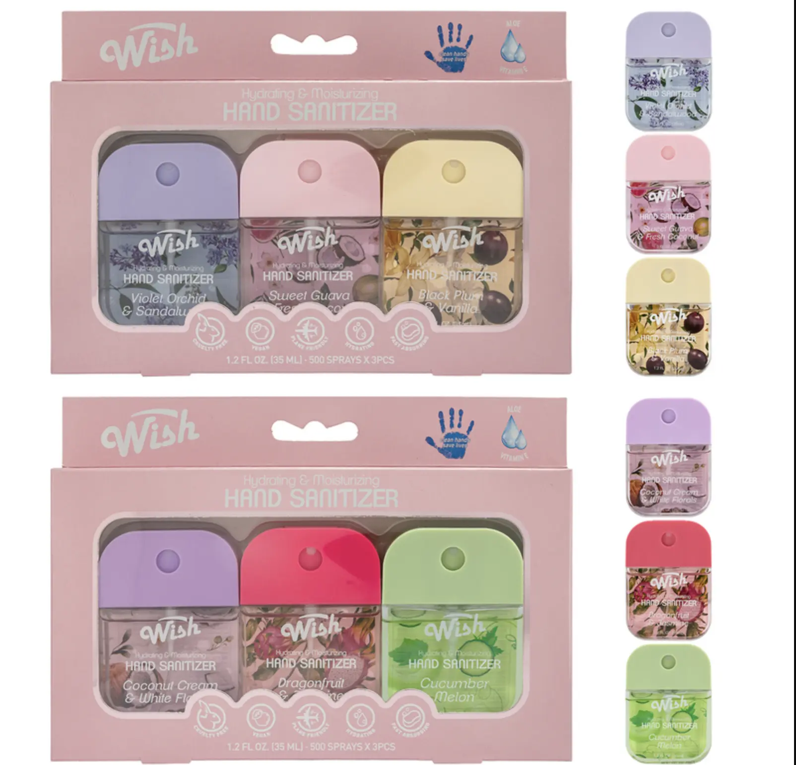 Wish Hydrating Hand Sanitizer with Moisturize Function, Beauty & Personal Care Hand Care Product