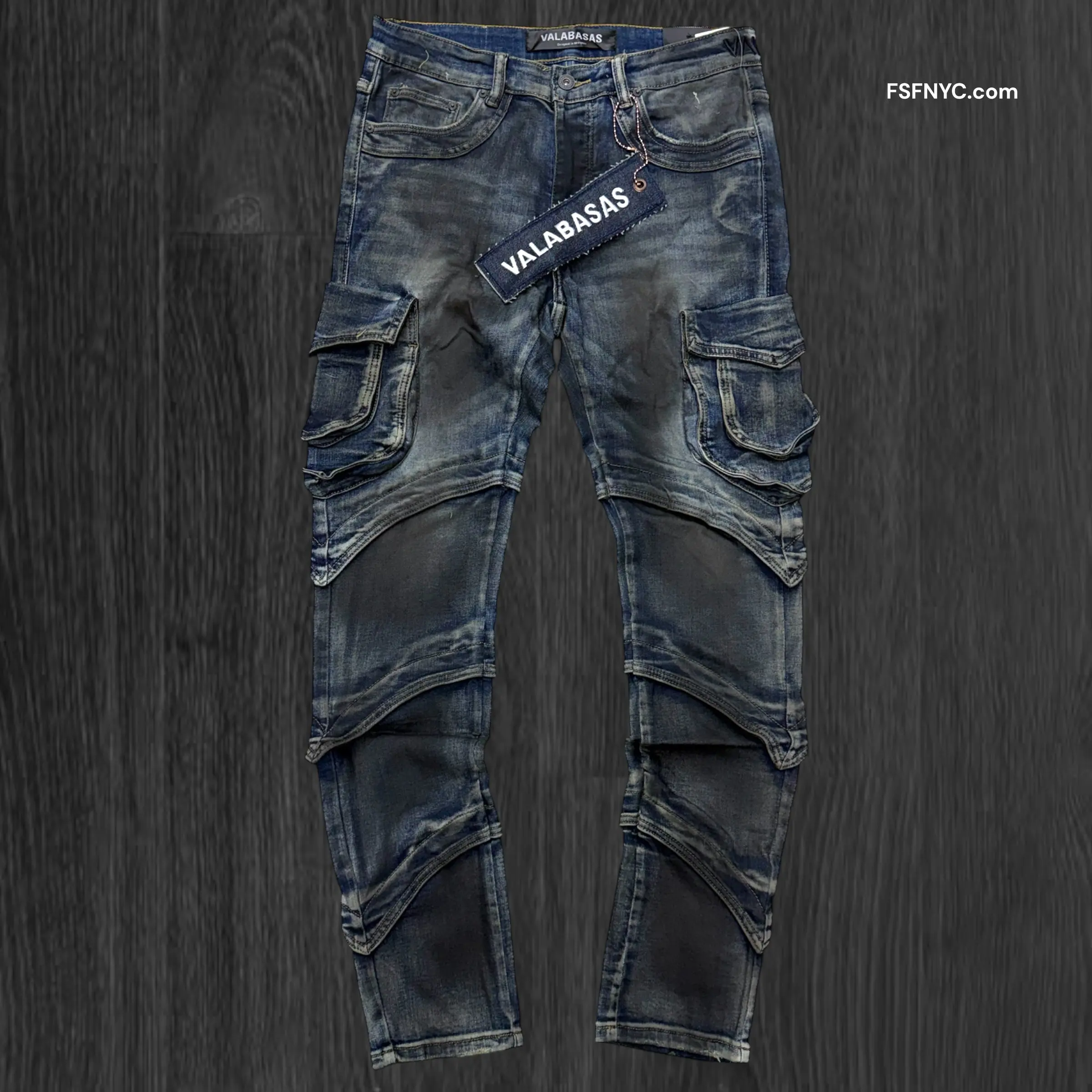 Valabasas - Skinny Smoto Denim - DK Blue - 1031