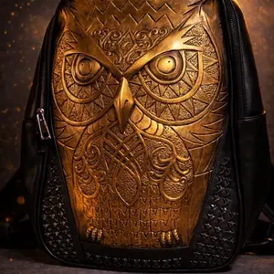 Owl Backpack (Gold Design) #3089