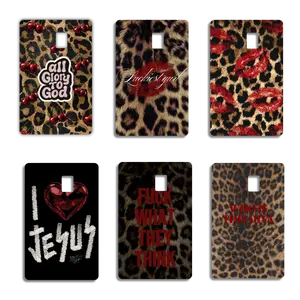 Leopard Card Skin  Aesthetic Credit Card Sticker ,Trendy Debit Card Cover ,Waterproof Card Decal , Cute & Bold Designs