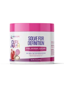 Curl Math Solve for Definition - Curl Defining Custard 12oz Curl Math Solve for Definition - Curl Defining Custard 12oz