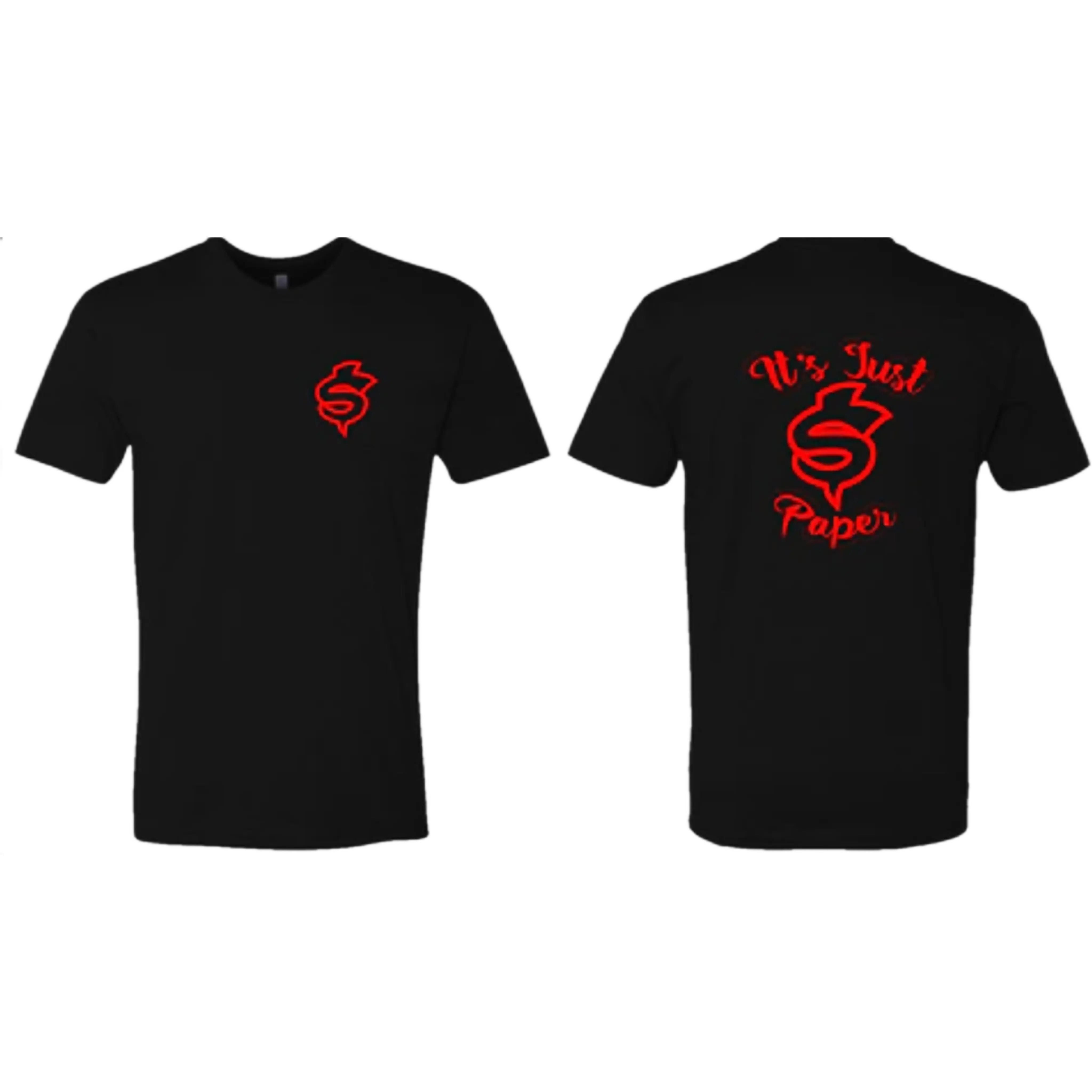 It’s just paper Shirt 💸💵💰 (Black/Red)