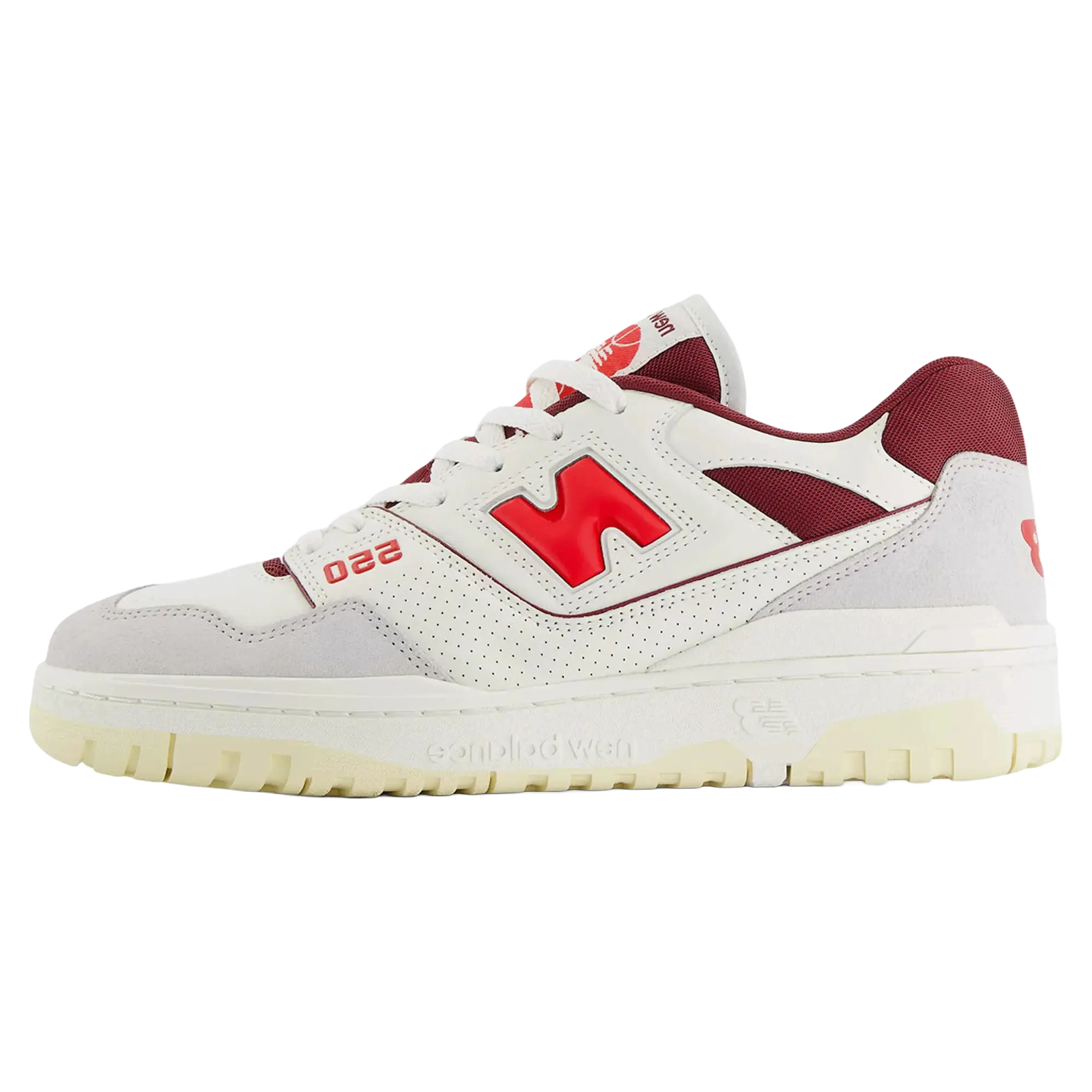 New Balance 550 "Sea Salt / True Red" BB550EMR