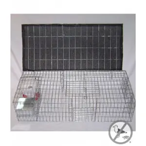 Bird B Gone BMP-SW-SP-SFW Pigeon Trap With Shade- Food & Water Containers – 35 x 16 x 8 in.