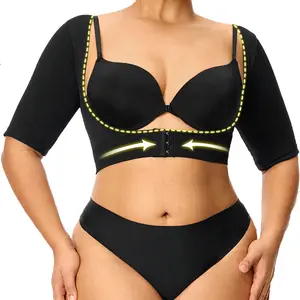 Women Compression Upper Arm Shaper Post Surgery Bust Lifter Arm Control Shaper Faja Push Up Bra