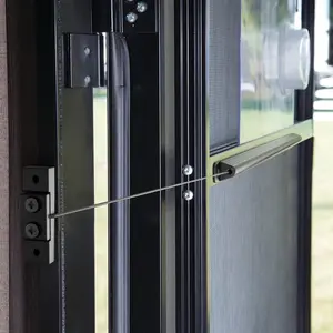 Automatic RV Screen Door Closer Kit for Camper Entry Door Self Closing - Durable  with Adjustable Tension, Built in Spring, Travel Trailer  Have Accessories, 17x0.9 Universal Fit