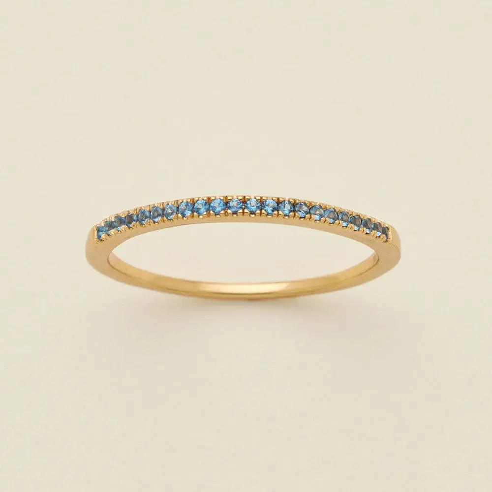 December Birthstone Stacking Ring December Birthstone Stacking Ring