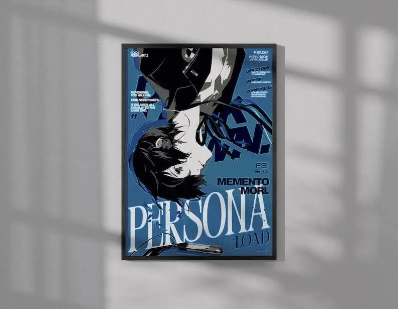 Persona 3 Reload Printed Poster ? Anime Gaming Poster, Geek & Manga Decor