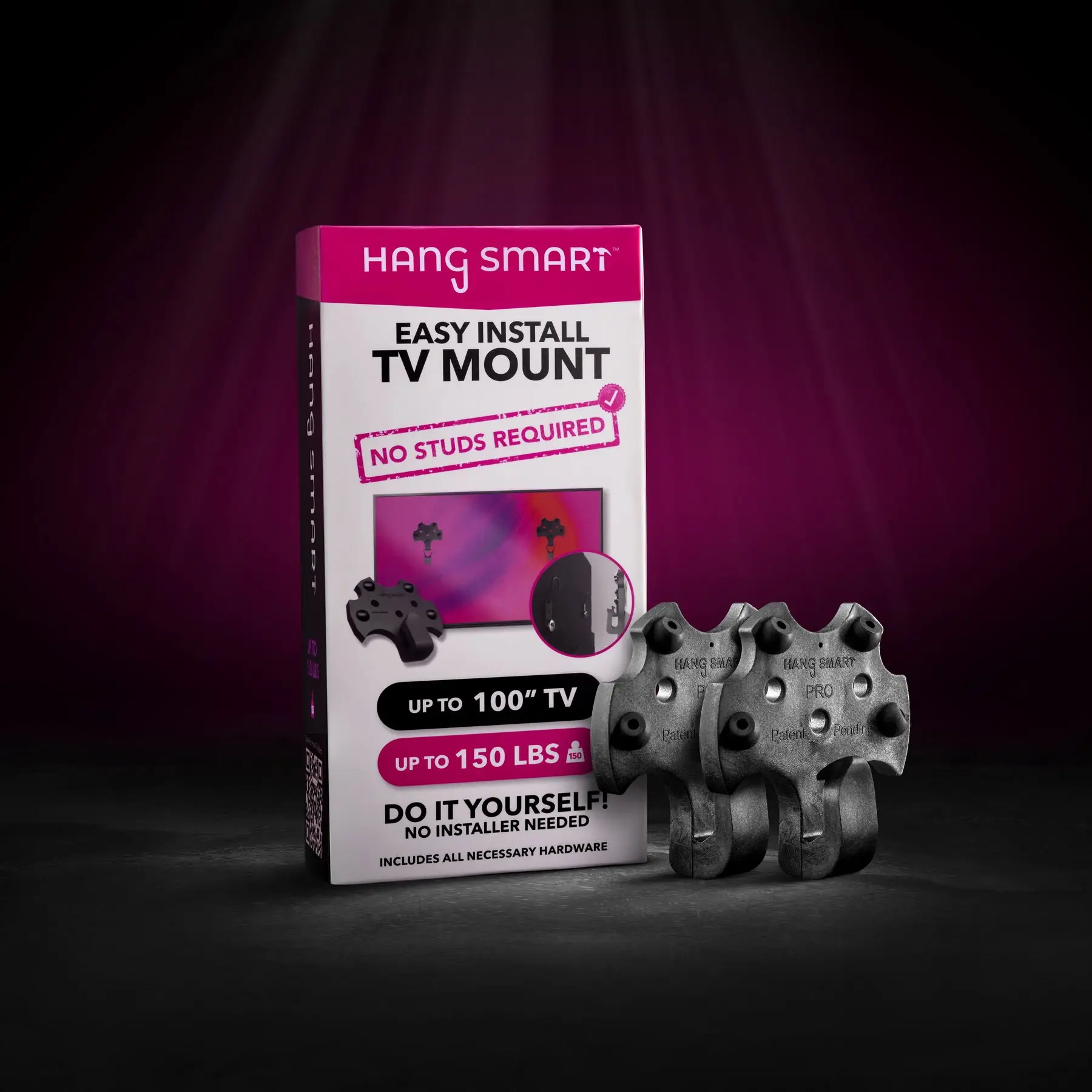 The NO STUD DIY TV mount that hangs any TV in minutes  HangSmartTV