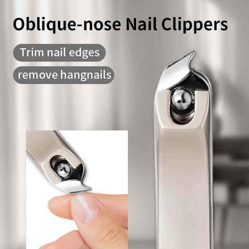 Professional Nail Clipper Set 5pcs Stainless Steel Manicure Kit with Sharp Blade Nail Clippers File Pliers Nippers for Home Salon Use