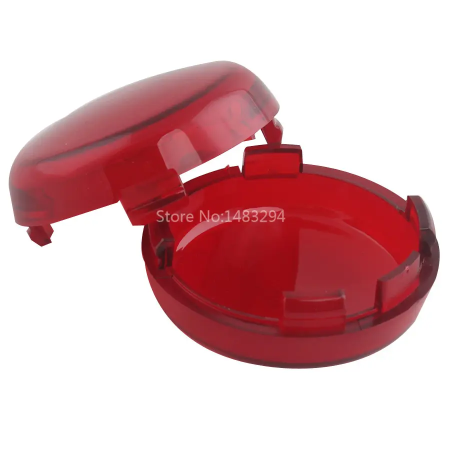 Motorcycle 2inch Turn Signal Indicator Light Lens Cover For Harley Sportster XL883 Fatboy Dyna V-ROD Breakout Softail 1986-later