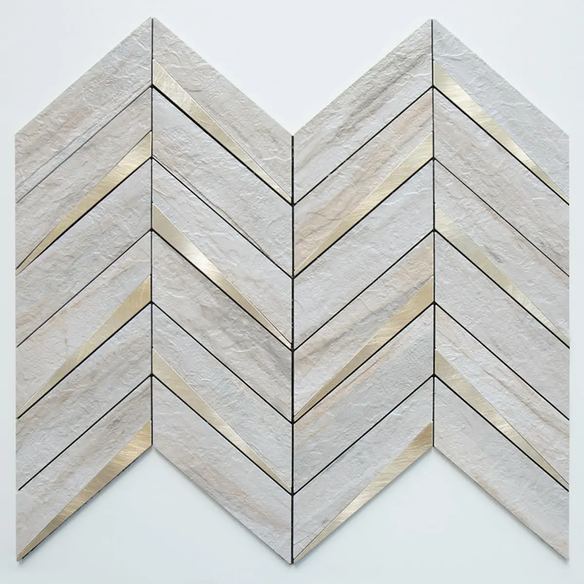 Beige Slate and Gold