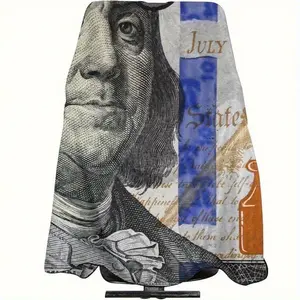 Adult Barber Cape for Hair Cutting - Professional Salon Cape with Adjustable Neck Strap for Hairdressers & Barbers, Unisex Hair Styling Cape