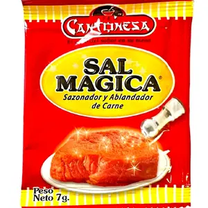 SAL MAGICA Sazonador y Ablandador  de Carne 6 Pack (7g c/u) From Guatemala