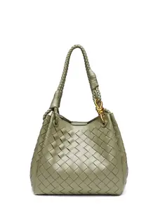 Woven Tote Bag for Women, Large Capacity Shoulder Handbag, Stylish Minimalist Design, Perfect for Everyday Use, Ideal Work Bag, Trendy Minimalist Purse