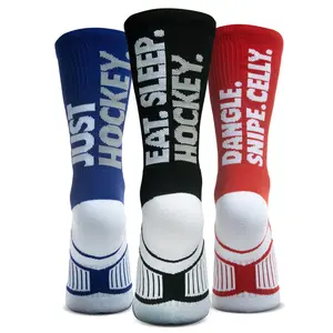 Hockey Woven Mid-Calf Sock Set - Just Hockey