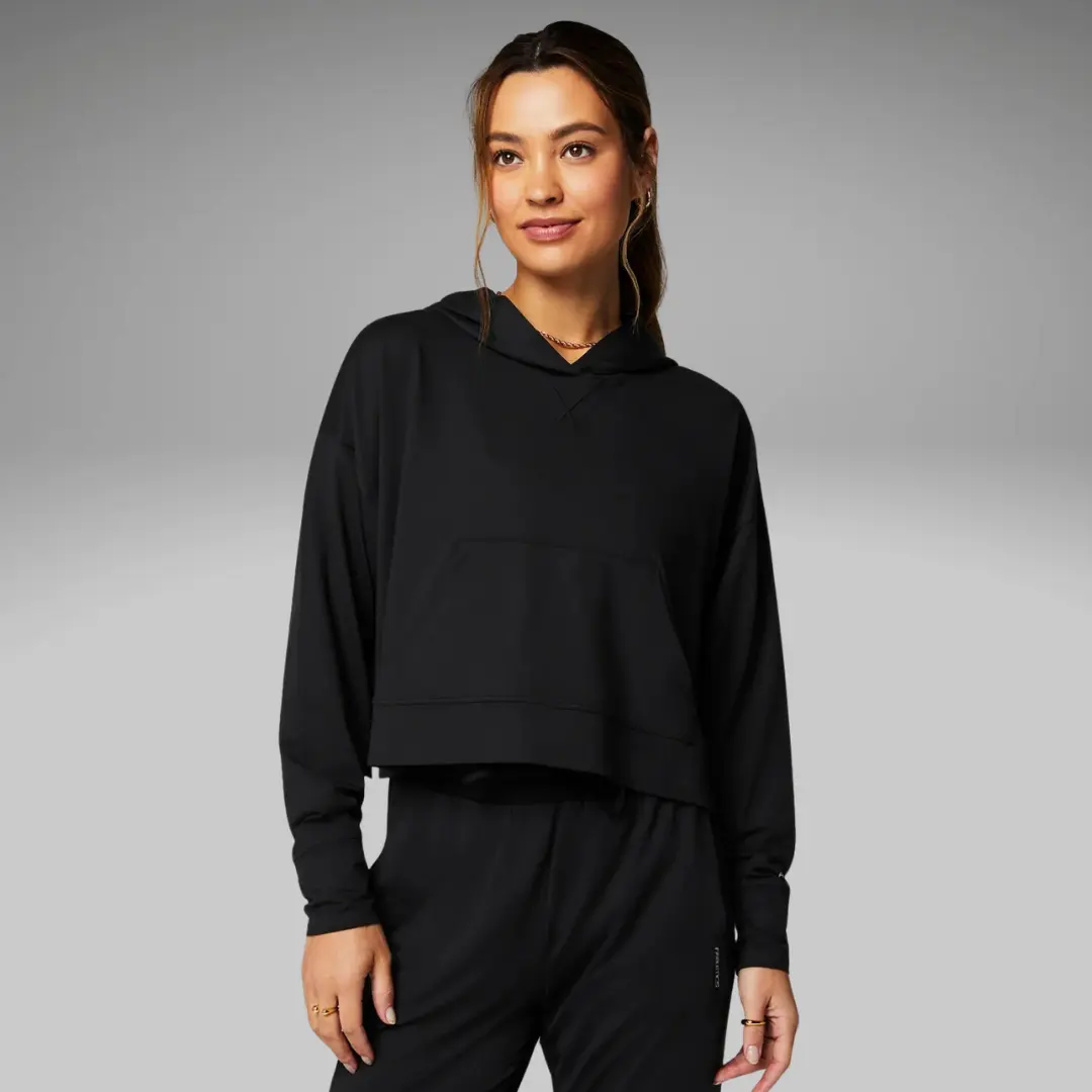 Fabletics Women's Cloud Jersey Cropped Hoodie Fabletics Women's Cloud Jersey Cropped Hoodie
