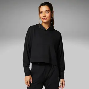 Fabletics Women's Cloud Jersey Cropped Hoodie